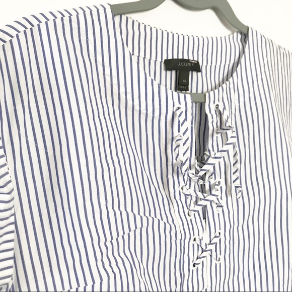 JCrew Stripe Cotton Shirt Dress Size XS - Picture 4 of 8